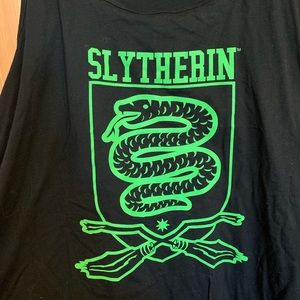 PLUS SIZE HIT TOPIC HARRY POTTER SLYTHERIN TANK